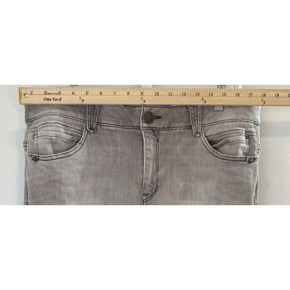 Democracy Ab-solution Gray Ankle Jeans Women’s 16 Stretch Slim Straight Mid Rise - Picture 4 of 10